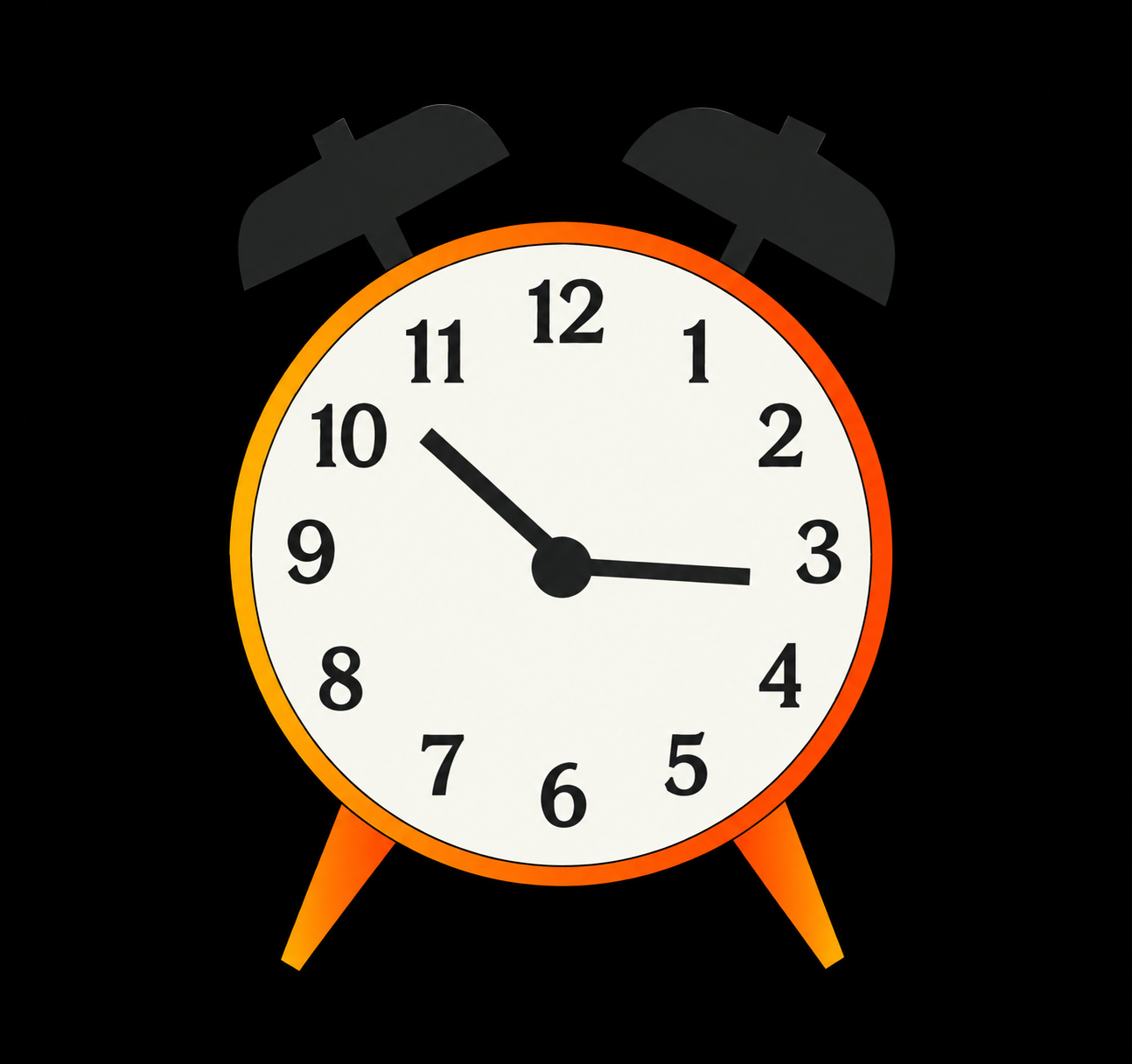 Clock illustration representing how quickly homes sell across the UK